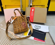 กระเป๋าสะพายผู้หญิง สะพายข้าง สะพายไหล่ ถือหิ้ว เอ็มซีเอ็ม/Mcm ขนาด 8นิ้ว