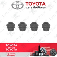 (4pc) Original Toyota 04478-48150 Front / Rear Disc Brake Caliper Pin Boot for Toyota Harrier ASU60