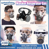 Masker Respirator Gas / Masker Cat / Masker Laboratorium Safety Industrial Gas Mask