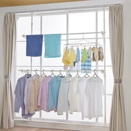 ST-🚤Alice（IRIS） Indoor Ceiling Balcony Bay Window Floor Window Retractable Drying Rack Clothes Hanger Punch-Free Retract
