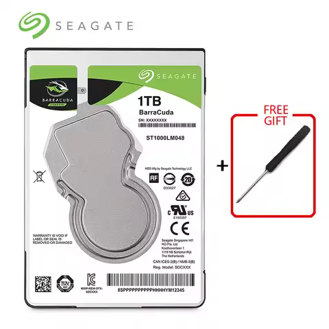 LS Seagate 2.5" SATA2 Laptop Notebook Internal 500GB 1TB 2TB HDD Hard Disk Drive 1.5GB/S 2/8mb 5400-