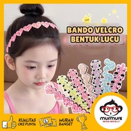 MURMURE I GIRLS' STICK BANDANABANDO, ADHESIVE HAIR FRINGE HOLDER, KOREAN STYLE HEADBAND