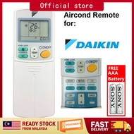 DAIKIN HOME LEAVE Aircond Remote Control Air Conditioner Remote [FREE Battery] AIR COND CONTROLLER