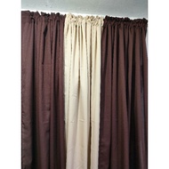 Rod Pocket Curtain (non-ring)Geena Plain sink/window 5.8ft/Door 6.8ft-sold per piece
