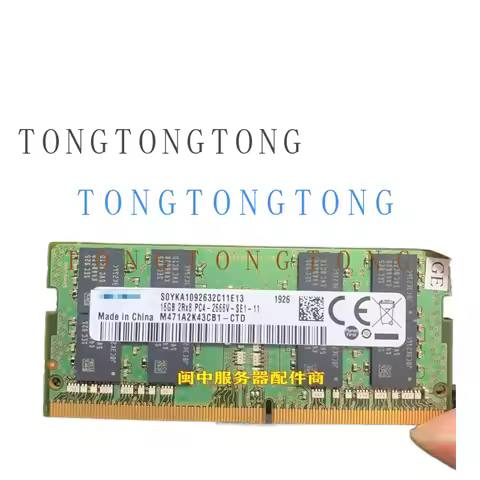 TT For Samsung 16G 2RX8 PC4-2666V-SE1-11 M471A2K43CB1-CTD Notebook Memory