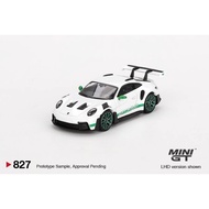 MINI GT 1/64 827 PORSCHE 911 (992) GT3 RS TRIBUTE TO CARRERA RS PACKAGE