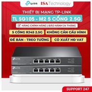 TL-SG105-M2 – TP-Link 5-port 2.5Gbps Switch, high-speed network upgrade solution supporting wifi 6