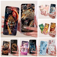 For Samsung Galaxy M42 M62 F62 A42 5G Case Cool Tiger Funny Cat Clear Soft Silicone Funda Shell For 