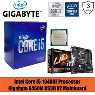 Intel Core i5-10400F Bundle Gigabyte B460M DS3H V2 Mainboard (PWP)
