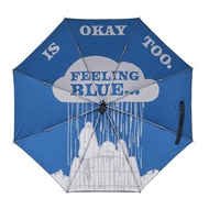 【TOYOTA】SNOOPY史努比不憂鬱反向藍傘(23吋)