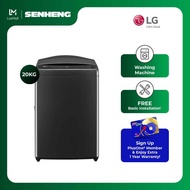 LG 20kg Top Load Washing Machine / Washer with Intelligent Fabric Care LG-TV2520SV7K