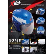 Original XDot G518B Racing Team Motorcycle Helmet