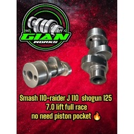 smash 110 camshaft 7.0-6.0 lift