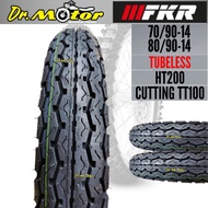 FKR TYRE TAYAR 14 HT200 Tubeless 70/90-14 80/90-14 HT200 (Cutting TT100)