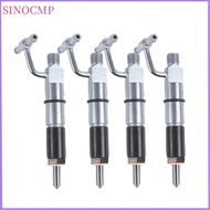 4pcs Fuel Injector 1051194260 3149985 3154672 32A6103010 For Caterpillar CAT C3.4 3044C C3.4 IND 289