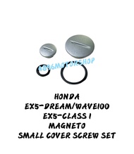 HONDA EX5 DREAM / WAVE100 / EX5 CLASS / KRISS100 Magnet Engine Cover Bolt Skru Screw Nut Set