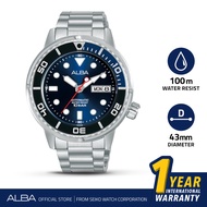 Jam Tangan Pria Alba Automatic Stainless Steel AL4245X1 AL4245 Original