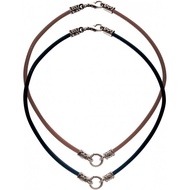 Black Leather Cord Choker (CL2)