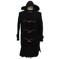 Coat Duffle Navy Long Direct from Japan Secondhand