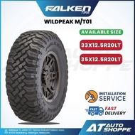 Falken Wildpeak MT01 20" Tyre 33 35 12.5 R20LT 4X4 4WD (1 Tire)