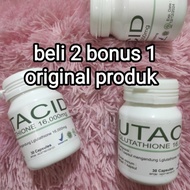 (BELI 2 GRATIS 1) GLUTACID 16000 MG BPOM ORI 30 KAPSUL | PEMUTIH KULIT