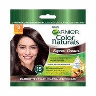 garnier hair color hair cream hair colour Garnier Color Naturals Express Cream Sachet 3 Coklat Kehit