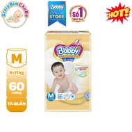 Bỉm tã quần cao cấp Bobby extra soft dry M60+4/L52+2/XL46+6/XXL42+4