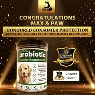 Max & Paw Pet Supplement Dog Supplement Probiotic - All Natural Probiotic Powder + ORGANIC