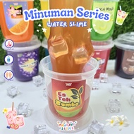 ICE TEA SLIME BY MANDAYZ SLIME || WATER SLIME DRINK SERIES || SLIME SLIME|| JIGGLY SLIME || FRAGRANT