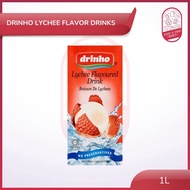 Drinho Lychee Flavor Drinks - 1 Liter | Drinho Minuman Laici