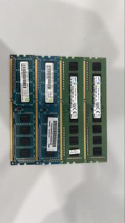 Samsung Ramaxel 4GB DDR3 RAM PC3-12800U 共4條