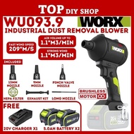 WORX WU093.9 Small Lithium Battery Industrial Dust Removal Blower Hair Dryer Dust Blowing