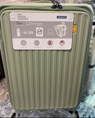 ELLE baggage luggage suitcase 20” 24” 28” TSA lock 360 wheels 前開蓋 旅行喼行李箱 green write grey 白色、綠色、灰色  20" $799 24" $899 29" $999
