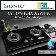Family kitchen iSONIC GLASS GAS STOVE IGB-002/BUILT-IN HOB, DAPUR GAS