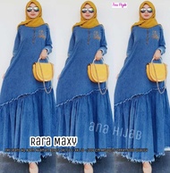 Jeans Dresses original brand Pree order ETA 12 Hari Muslimah Hijabs Fashion Long Dresses Jubah Musli