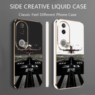 2pcs( Airport runway phone Case+Lanyard) Protection Suitable For Vivo V50/V50 Lite 4G/5G/V60 Lite Co