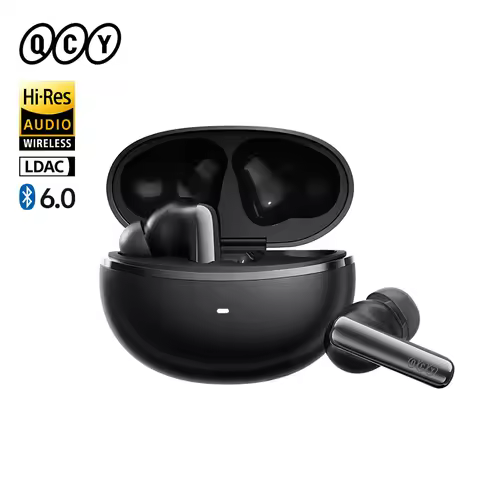 QCY HT18 MeloBuds N70 Wireless Earbuds Bluetooth 6.0 Hi-Res LDAC Earphones Adaptive ANC Dual-driver 