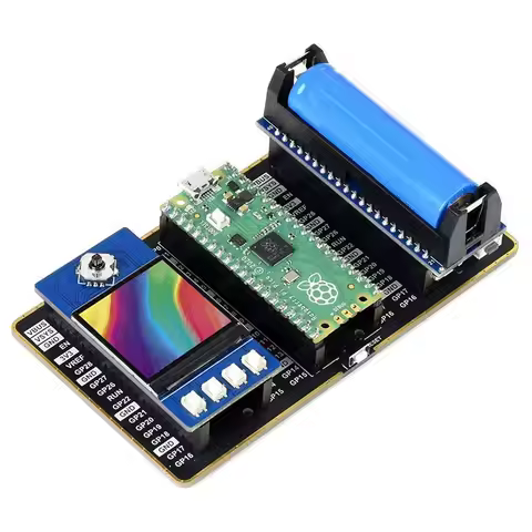 Waveshare 2X 1.3 Inch LCD Display For Raspberry Pi Pico, IPS Screen Display Module, 65K RGB Colors, 
