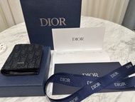 Dior 男生 直立式 對開短夾 有零錢袋/被放鳥，歡迎議價