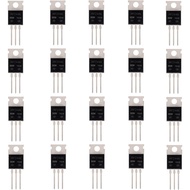 BOJACK IRFZ44N MOSFET 49 A 55 V IRFZ44NPBF Transistor Kuasa Penyearah Saluran-N MOSFET TO-220 (Pek 2
