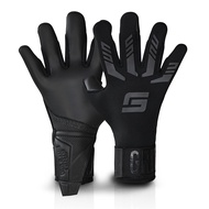 Blackout Hybrid Goalkeeper Gloves Adult and Child with Griptec® Latex Lining I Suitable in All Weath