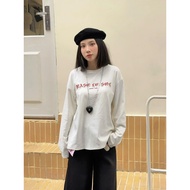 Amor Fati printed long-sleeved T-shirt - AT0615