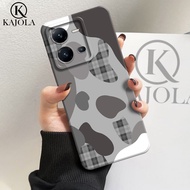 Case Hp Vivo V25 / V25E - Casing Hp Vivo V25 / V25E - KAJOLA - Fashion Case - Kesing Vivo V25 / V25
