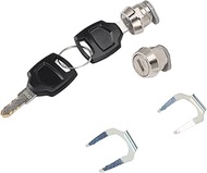 Qiilu Motorcycle Top Box Lock Cylinder Key Set for 25L 32L 36L 40L 45L 50L 55L 60L 65L 80L 85L 100L