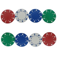 [Chips Mahjong Chips Coins] Poker Graphic 100pcs (100-S4) -Las Vegas Two-Color Chips-Taiwan-Made Cas
