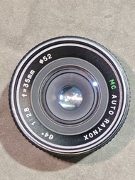 RAYNOX 35/2.8 AUTO MC For M42 加轉接環可用於 Sony fujifilm Canon nikon 相機
