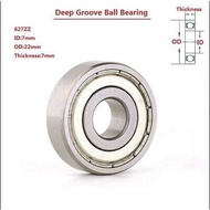 Ball Bearing 627ZZ 627Z 627 ZZ Deep Groove Miniature SEALED LAHER LAKER 7 22 x 7 mm Miniature BERING