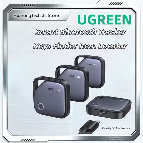 UGREEN Smart Finder For Find My Portable Personal GPS Tracker Dual System Compatibility Find Hub App