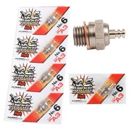 ToyTrek RC Parts Glow Plug OS Former A3 No.6 #6 Standard Glow Plug Spark For RC Car Truck Nitro Engi