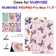 Fashion Tablet Protective Case For NUMVIBE P60/P60 Pro Max 11.0'' Blooming Beautiful Flowers Flip St